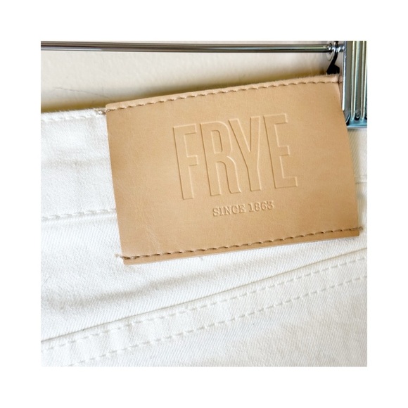 Frye Cropped White Jeans, size 4 - Picture 7 of 8